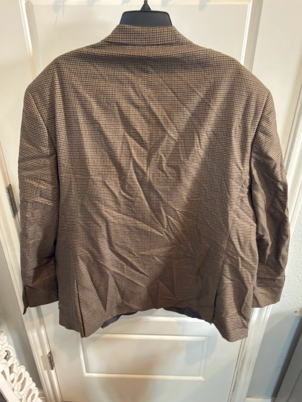 Men's Brown Houndstooth Sport Coat